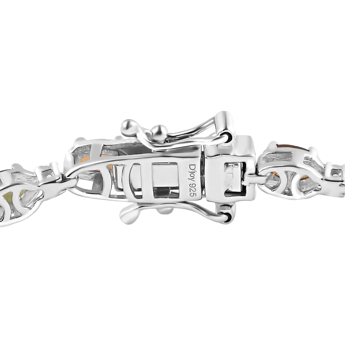 Multi-Tourmaline and White Zircon Bracelet in Platinum Over Sterling Silver (7.25 In) 6.00 ctw image number 3