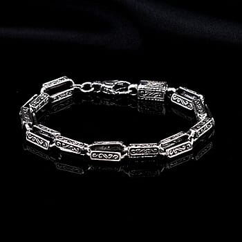 Rectangular Link Chain / 7.25 Inches - Product card gallery slide 2 (9431995646207)