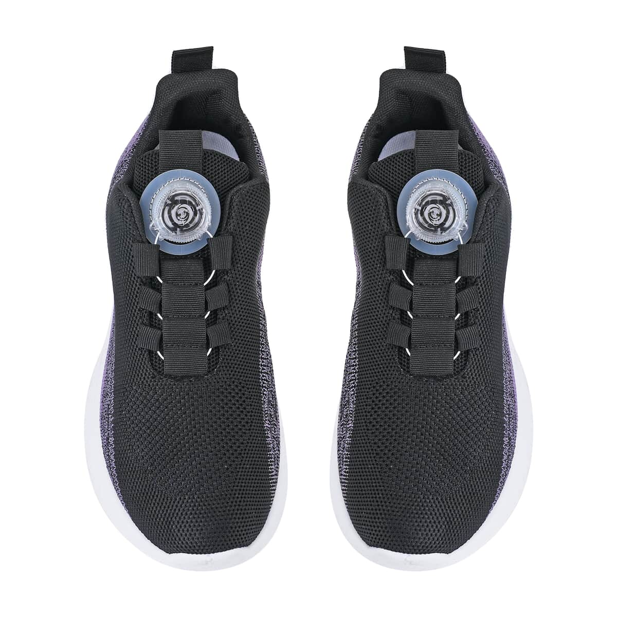 Rotary Buckle Tennis Black Shoe - US 6-6.5 image number 4