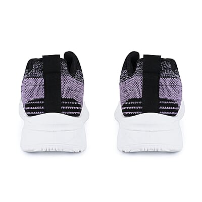 Women's Rotary Buckle Tennis Shoes - Black (Size 8-8.5)