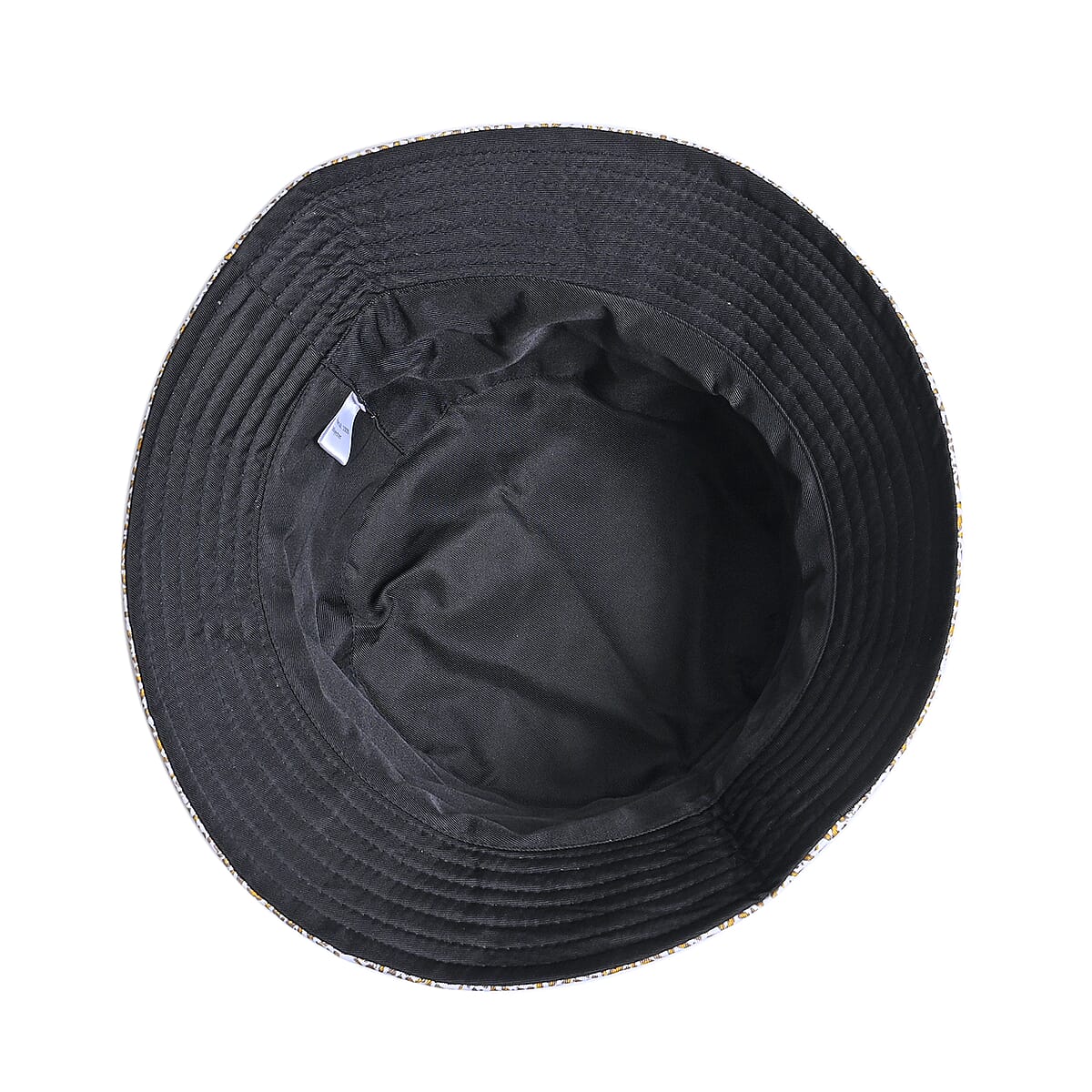 Brown Paisley Bucket Hat and Polyester Scarf Set - One Size image number 4