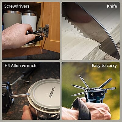 Flipo 16-in-1 LED Tool (2 AA batteries)