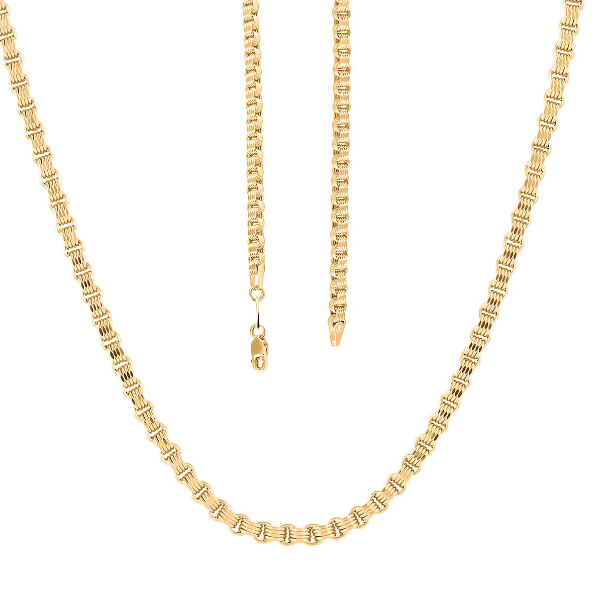 10K Yellow Gold 3.6mm Alexander Chain Necklace 22 Inches 10.1 Grams image number 4