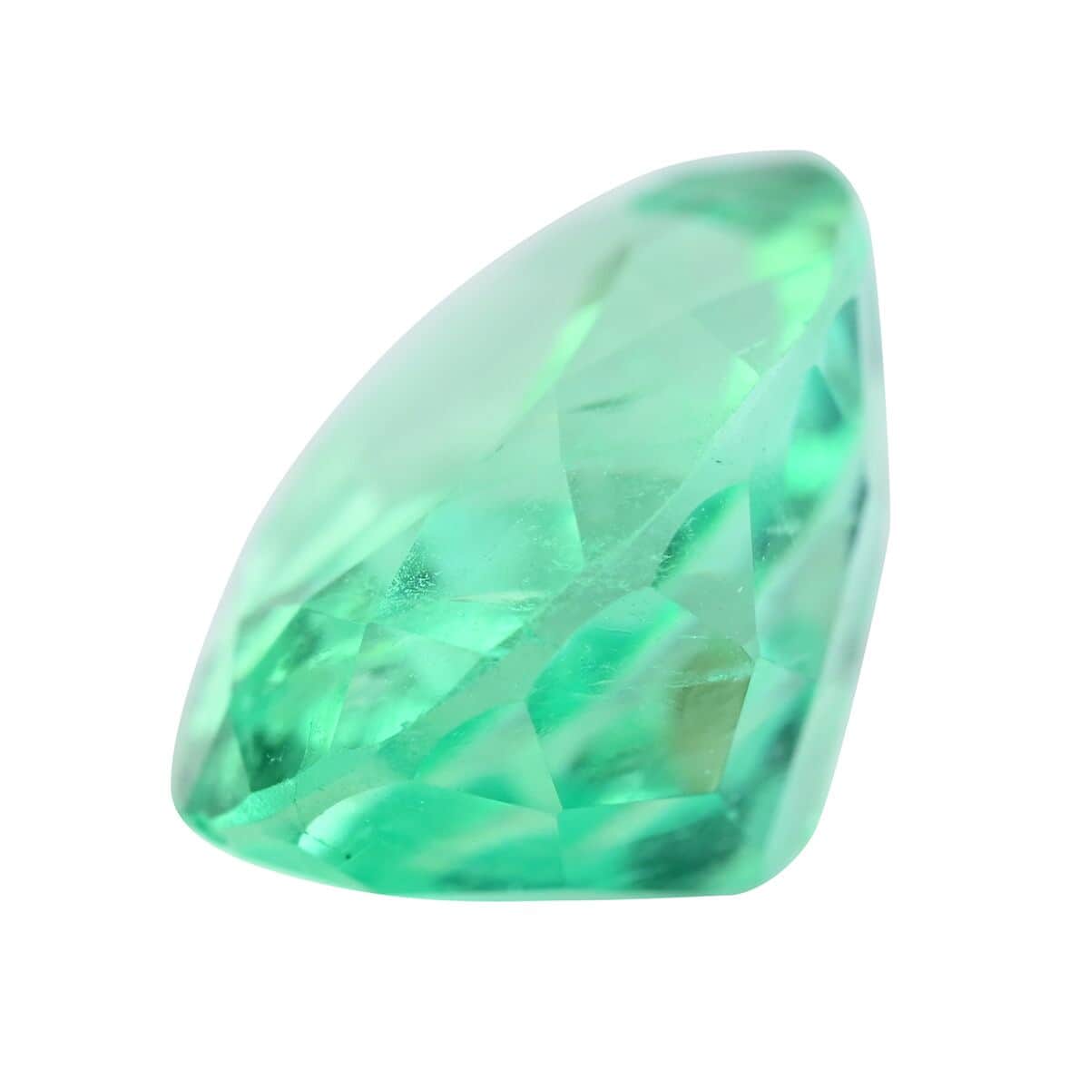 AAAA Boyaca Colombian Emerald (Oval Free Size) 0.50 ctw Loose gemstone image number 1