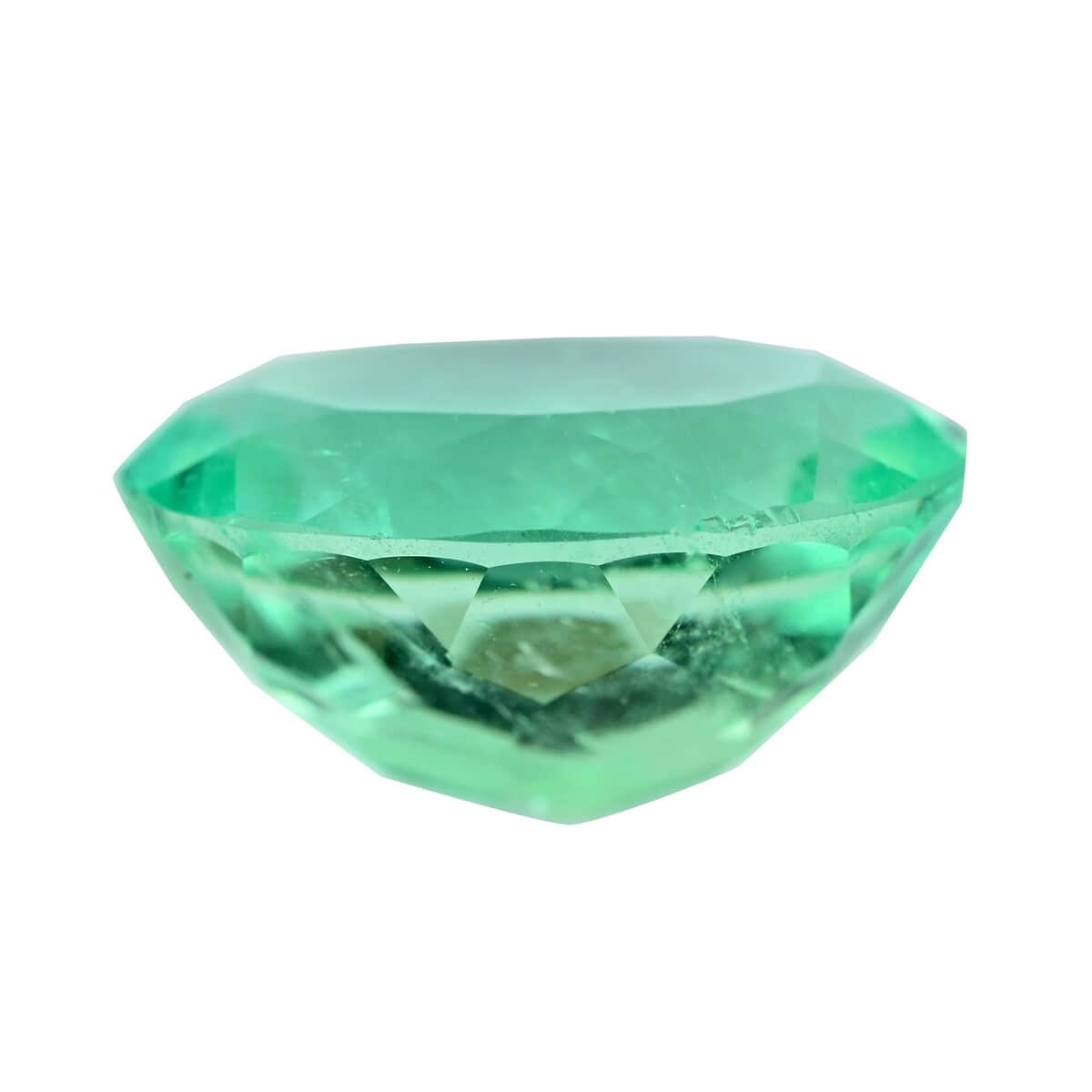 AAAA Boyaca Colombian Emerald (Oval Free Size) 0.50 ctw Loose gemstone image number 2