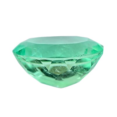 AAAA Boyaca Colombian Emerald (Oval Free Size) 0.50 ctw Loose gemstone