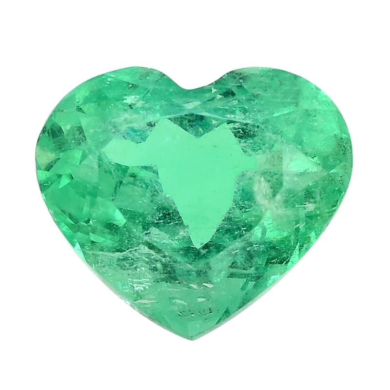 AAAA Boyaca Colombian Emerald (Hrt Free Size) 0.50 ctw