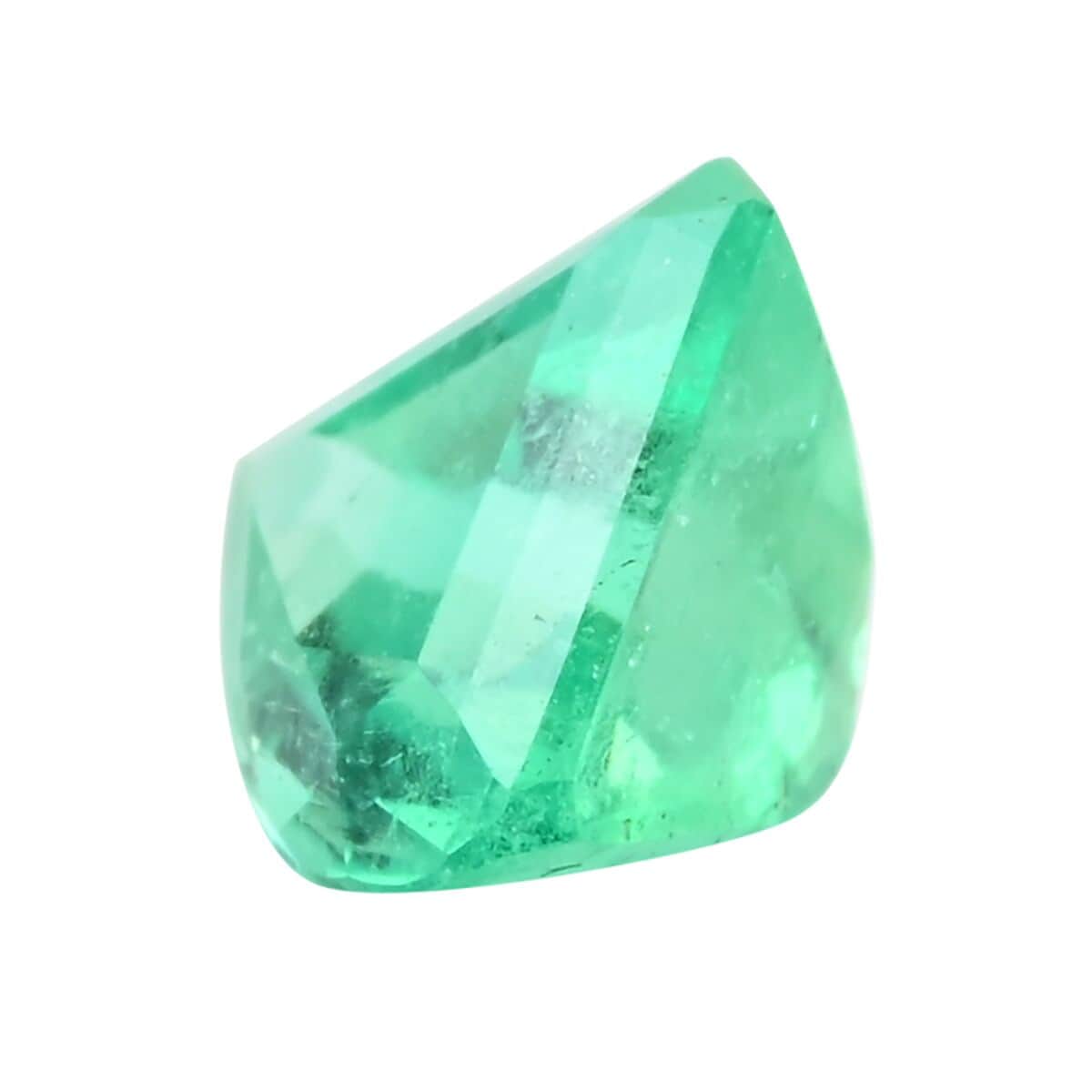 AAAA Boyaca Colombian Emerald (Trl Free Size) 0.50 ctw Loose gemstone image number 1