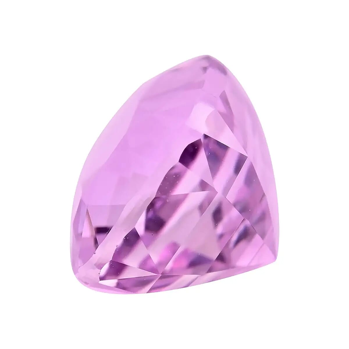Certified & Appraised AAAA Patroke Kunzite (Cush Free Size) 19.30 ctw image number 1