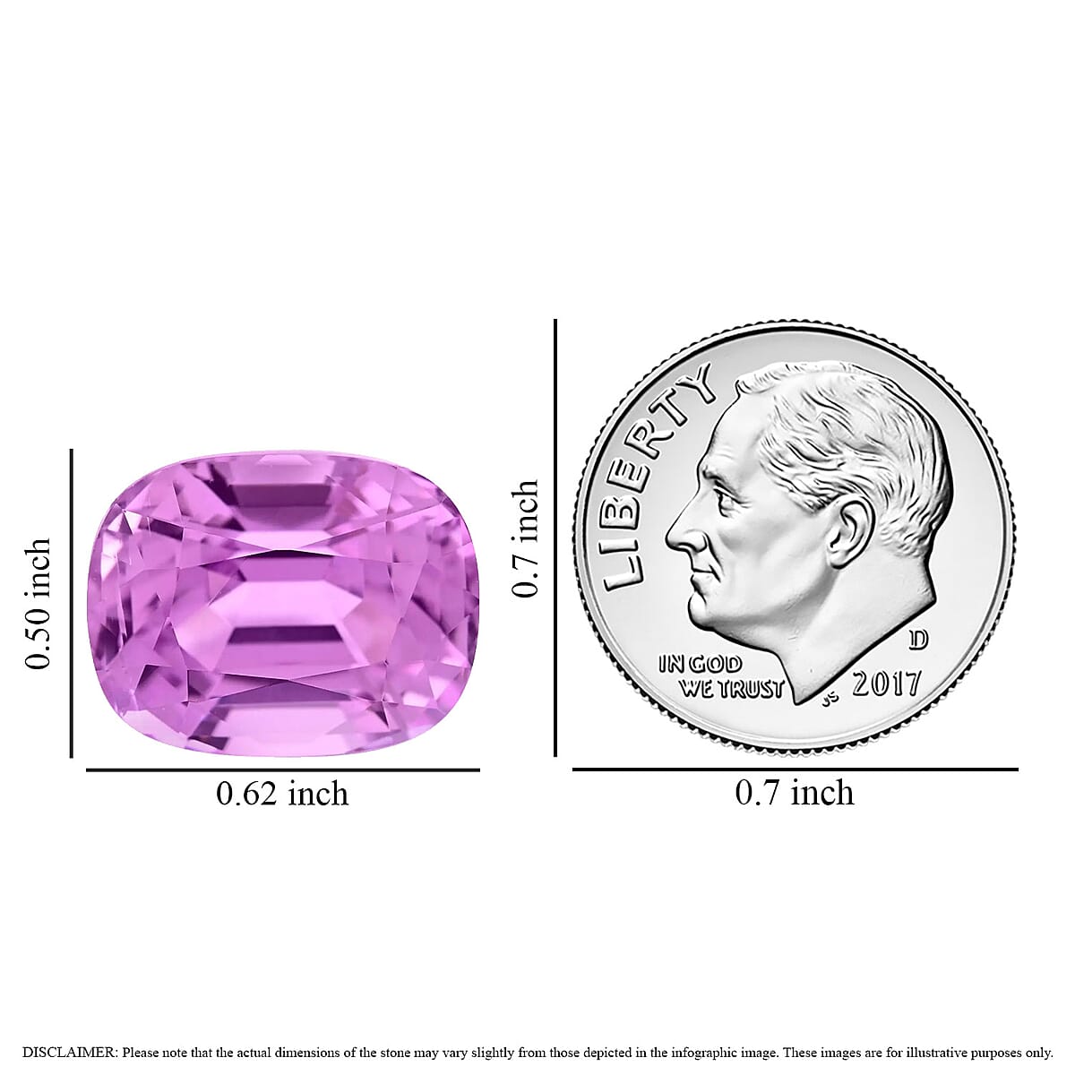 Certified & Appraised AAAA Patroke Kunzite (Cush Free Size) 19.30 ctw image number 3