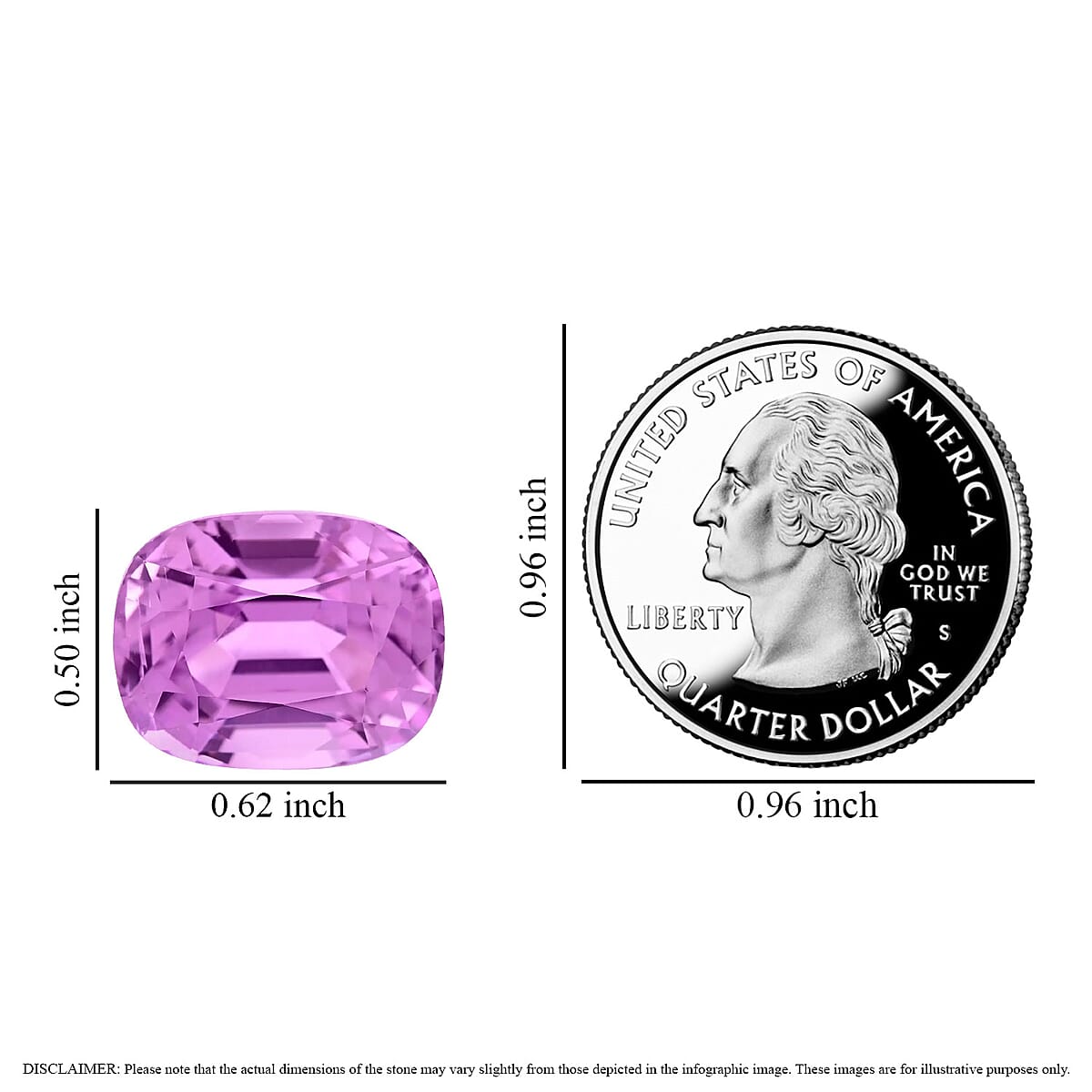 Certified & Appraised AAAA Patroke Kunzite (Cush Free Size) 19.30 ctw image number 4