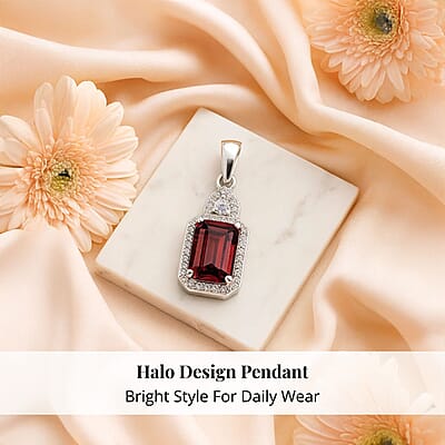 Rhapsody 950 Platinum AAAA Ouro Fino Rubellite and E-F VS Diamond Pendant without Chain 2.40 ctw