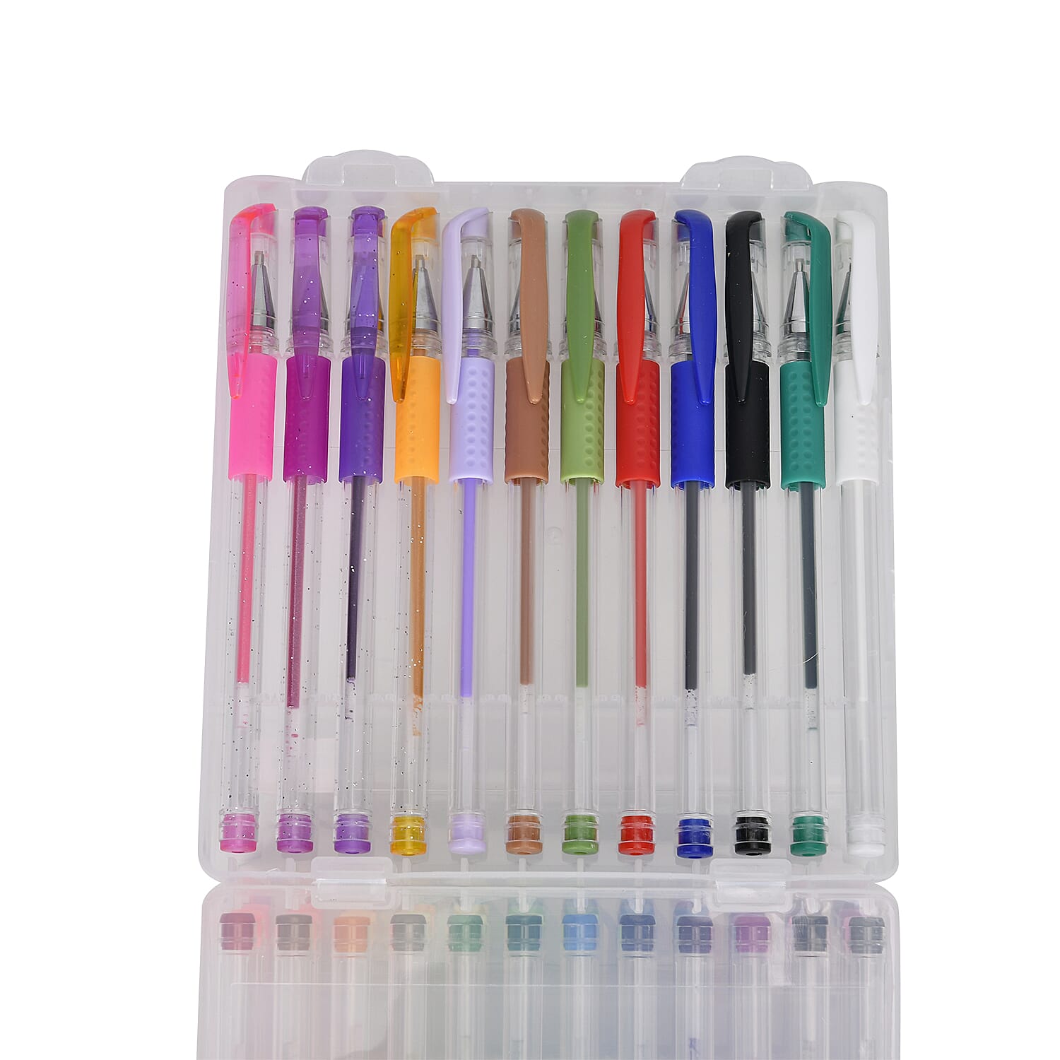 60 Pack Gel Pens Set with Storage Box for Coloring Books Drawing Painting Writing