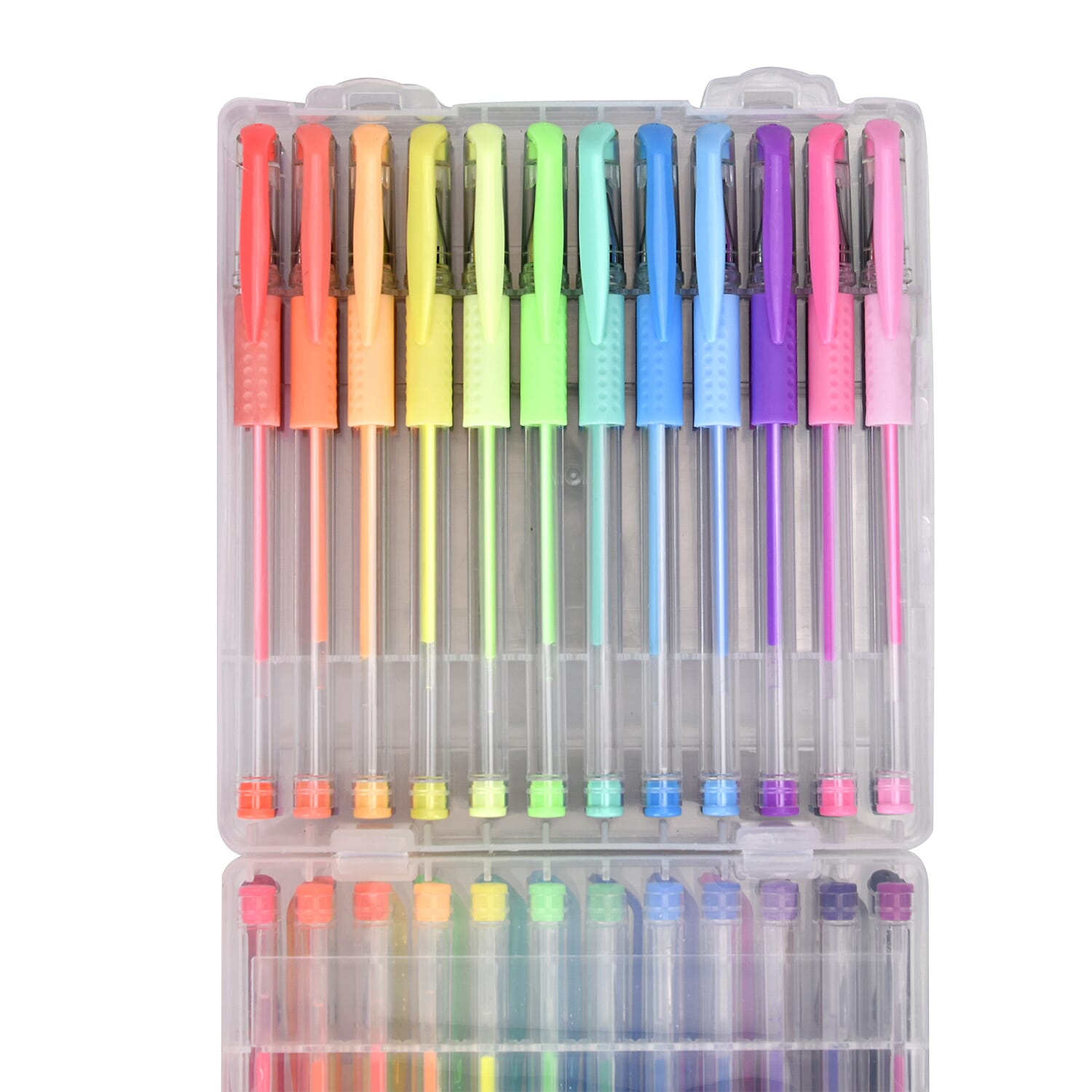 60 Pack Gel Pens Set with Storage Box for Coloring Books Drawing Painting Writing