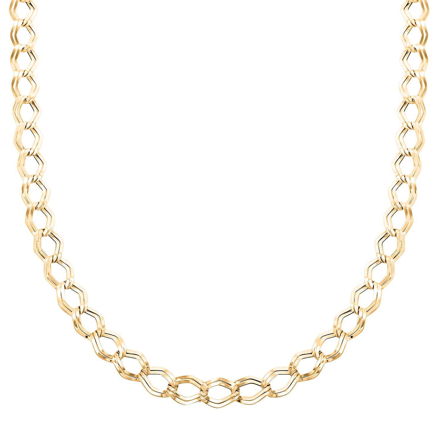 Gemella Italian 10K Yellow Gold Chain Necklace 18-20 Inches 6.77 Grams
