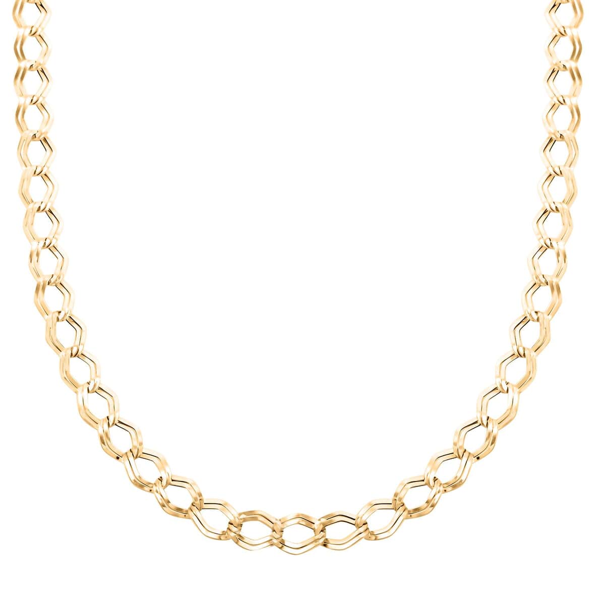 Gemella Italian 10K Yellow Gold Chain Necklace 18-20 Inches 6.77 Grams image number 0