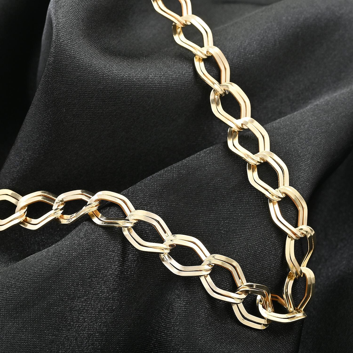 Gemella Italian 10K Yellow Gold Chain Necklace 18-20 Inches 6.77 Grams