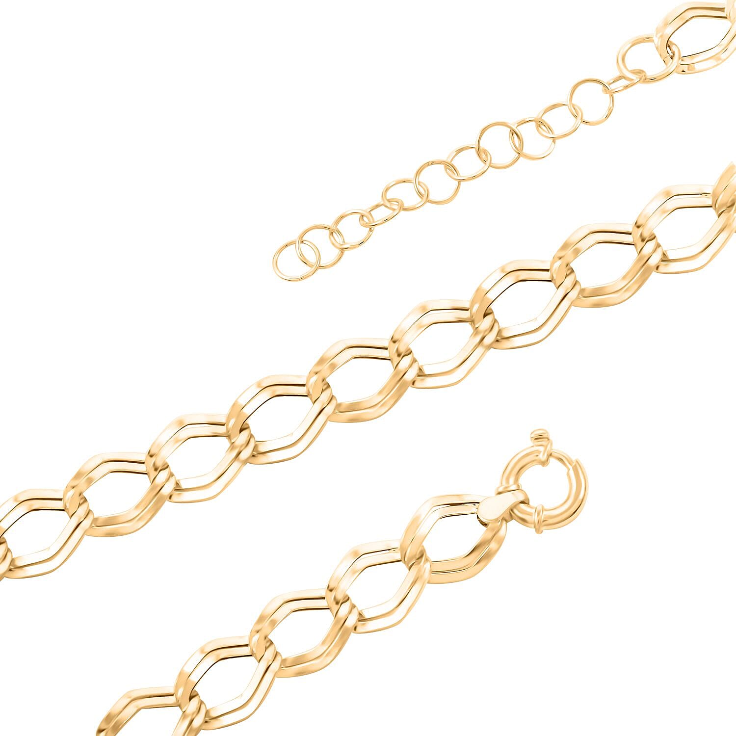 Gemella Italian 10K Yellow Gold Chain Necklace 18-20 Inches 6.77 Grams
