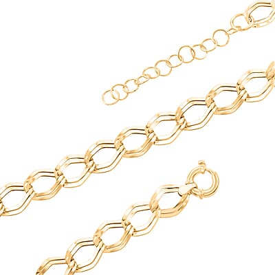 Gemella Italian 10K Yellow Gold Chain Necklace 18-20 Inches 6.77 Grams