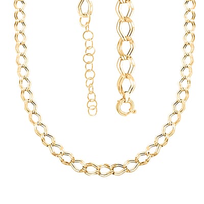Gemella Italian 10K Yellow Gold Chain Necklace 18-20 Inches 6.77 Grams