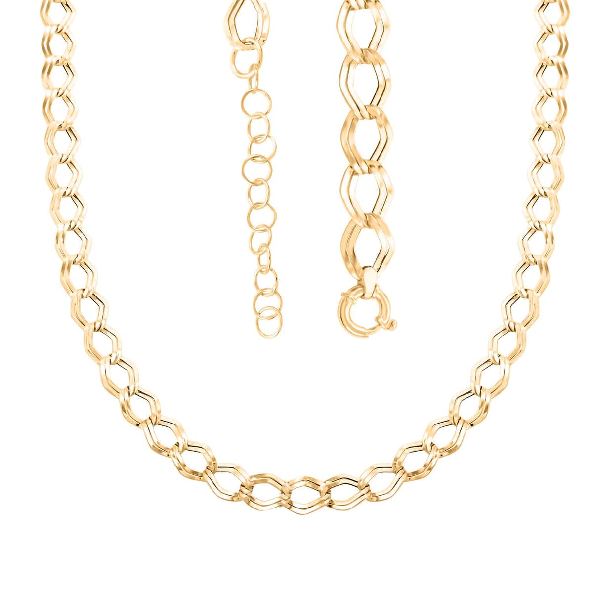 Gemella Italian 10K Yellow Gold Chain Necklace 18-20 Inches 6.77 Grams image number 3