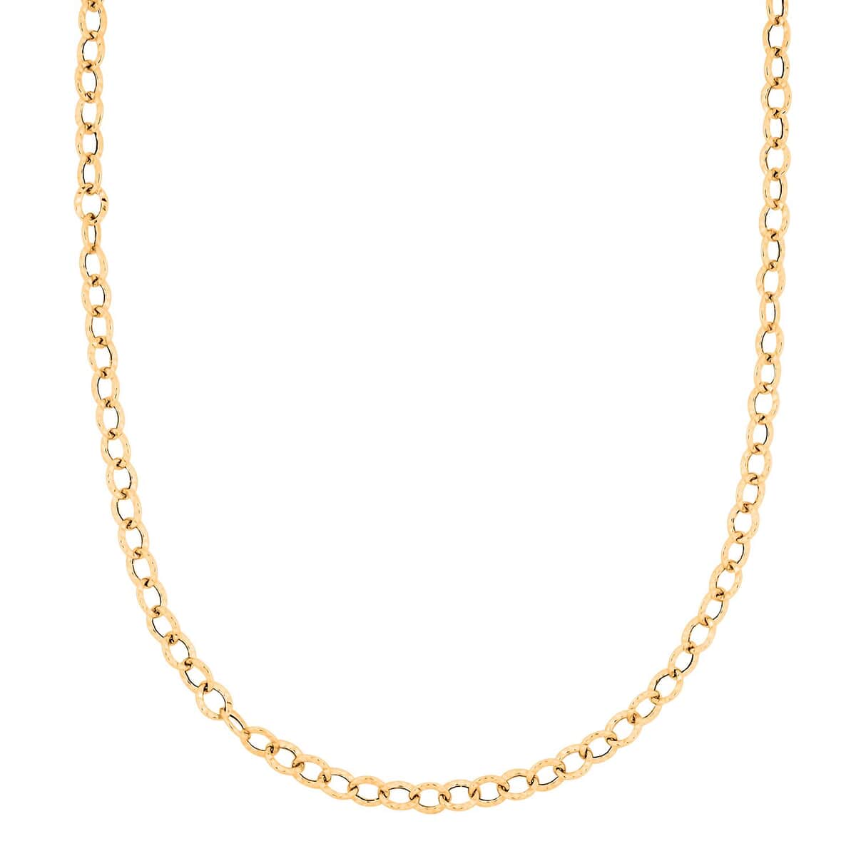 Sole Mio Italian 10K Yellow Gold Chain Necklace 20 Inches 1.52 Grams image number 0