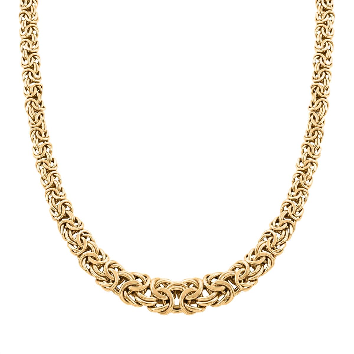 Bizantina Italian 10K Yellow Gold Chain Necklace 20 Inches 23.70 Grams image number 0