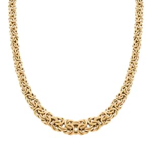 Bizantina Italian 10K Yellow Gold Chain Necklace 20 Inches 23.70 Grams