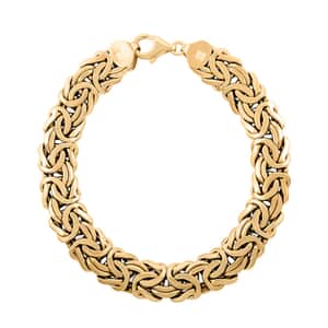 Bizantina Italian 10K Yellow Gold Chain Bracelet (7.50 In) 11.10 Grams