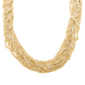 Sciarpa Italian 10K Yellow Gold Chain Necklace 20 Inches 26.76 Grams