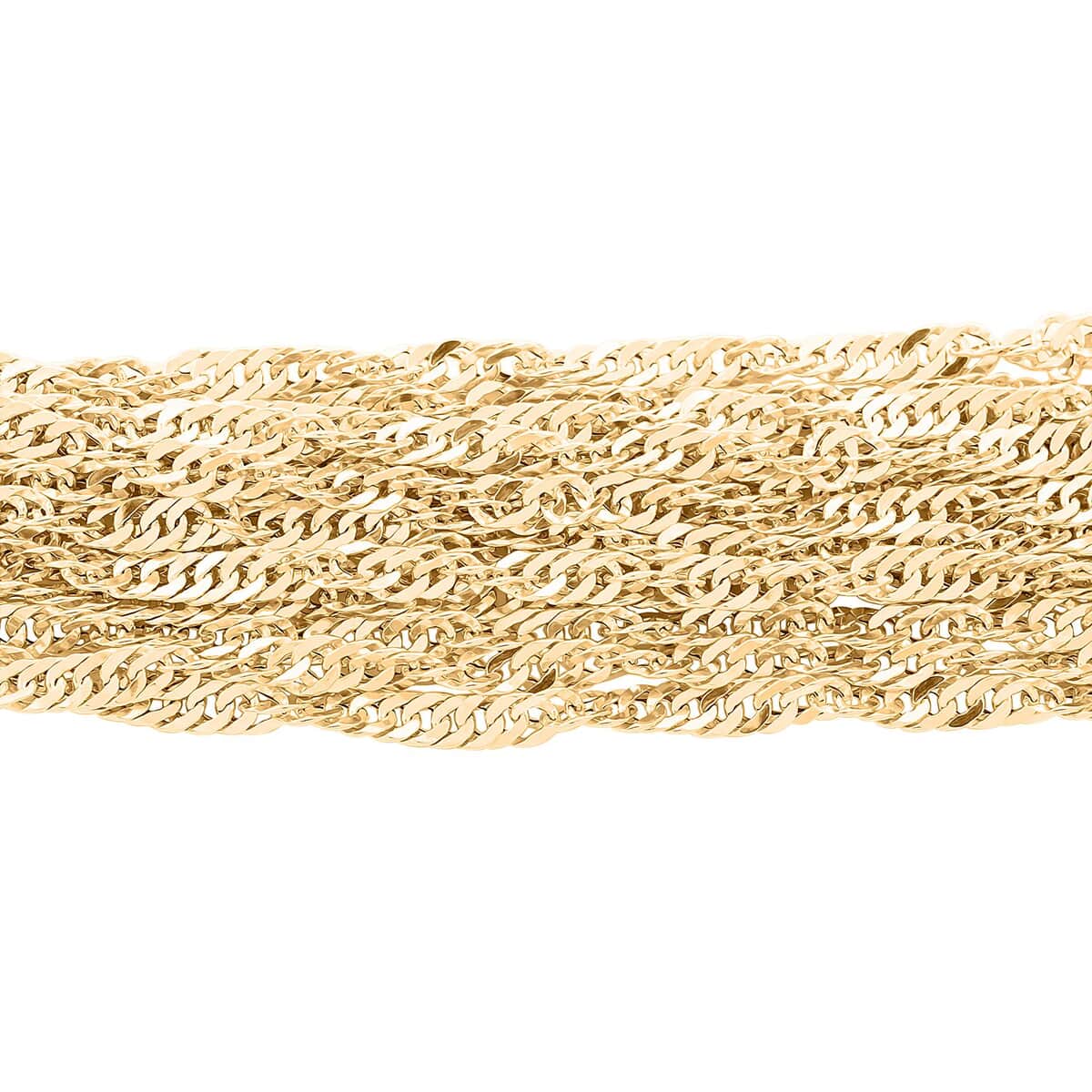 Aurelia Cascata Italian 10K Yellow Gold Bracelet (7.50 In) 13.43 Grams image number 2