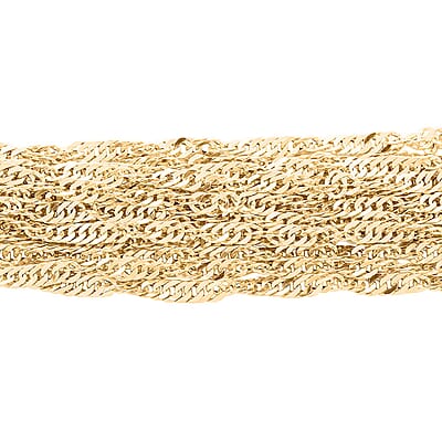 Aurelia Cascata Italian 10K Yellow Gold Bracelet (7.50 In) 13.43 Grams