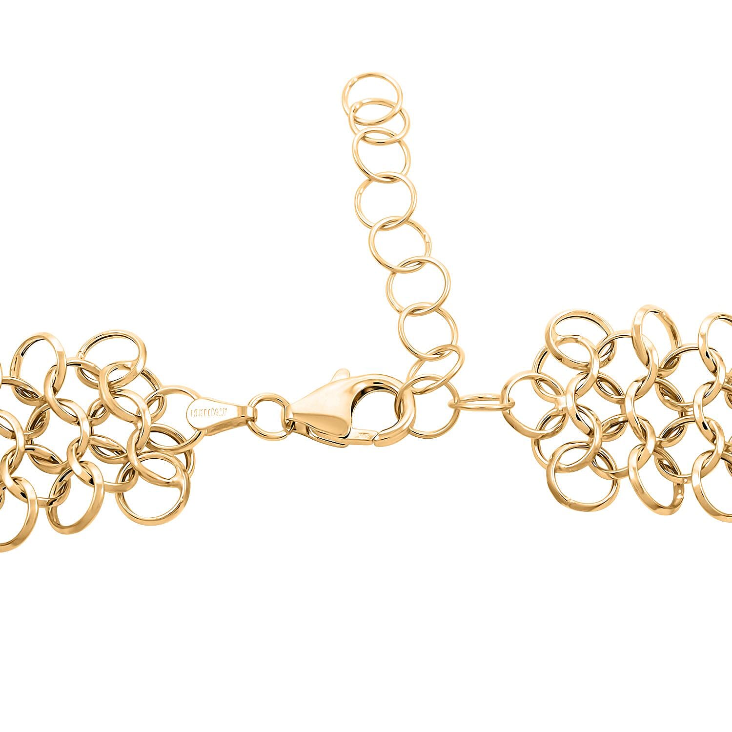 Cascata Di Bolle Italian 10K Yellow Gold Necklace 18-20 Inches 20.05 Grams