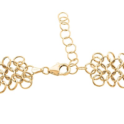 Cascata Di Bolle Italian 10K Yellow Gold Necklace 18-20 Inches 20.05 Grams