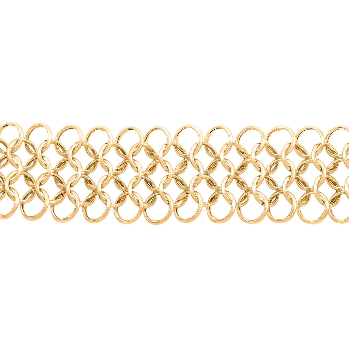 Cascata Di Bolle Italian 10K Yellow Gold Bracelet (7.0-8.0In) 6.45 Grams image number 2