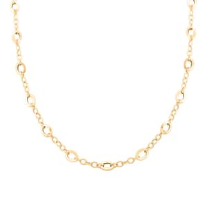 Preziosa Italian 14K Yellow Gold Chain Necklace 18-20 Inches 4.04 Grams
