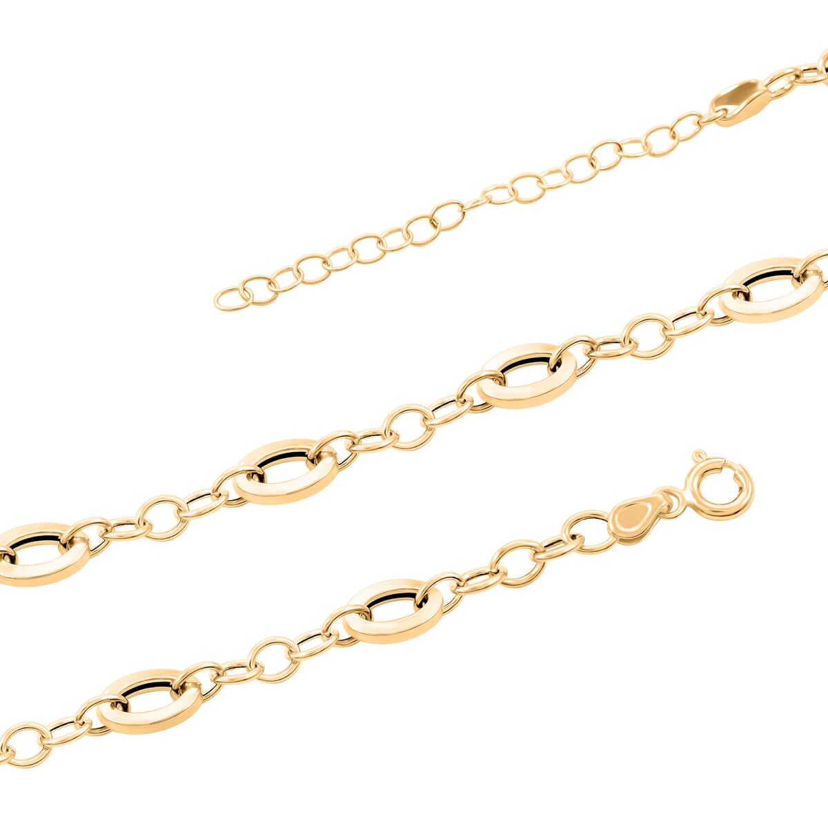 Preziosa Italian 14K Yellow Gold Chain Necklace 18-20 Inches 4.04 Grams image number 2