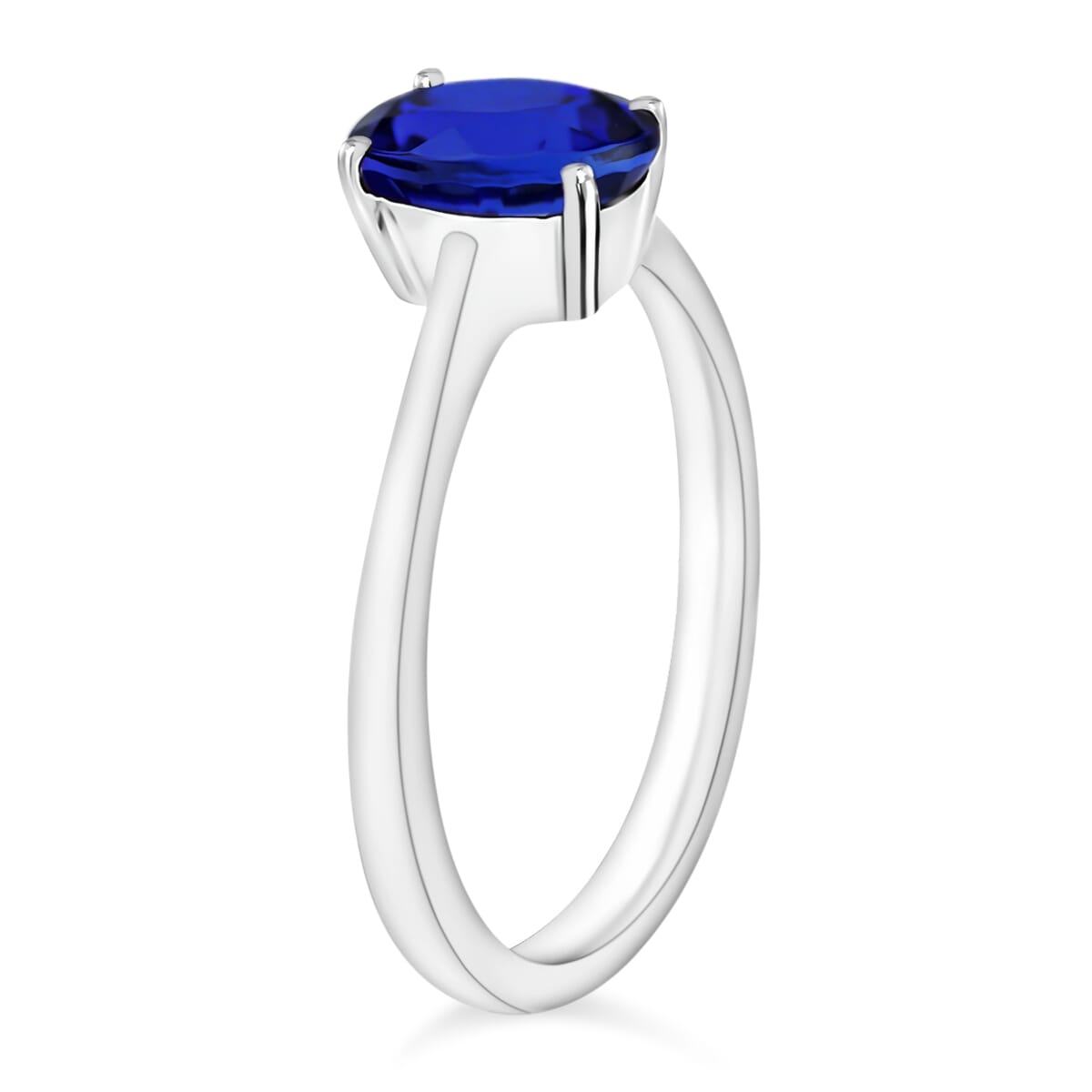 Rhapsody AAAA Tanzanite 1.35 ctw Solitaire Ring in 950 Platinum (Size 10.0) 5.50 Grams image number 2