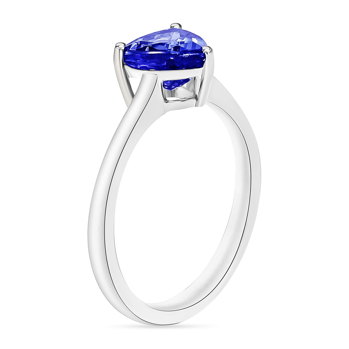 Rhapsody AAAA Tanzanite 1.45 ctw Solitaire Ring in 950 Platinum (Size 7.0) 5.50 Grams (Del. in 10-12 Days) image number 2