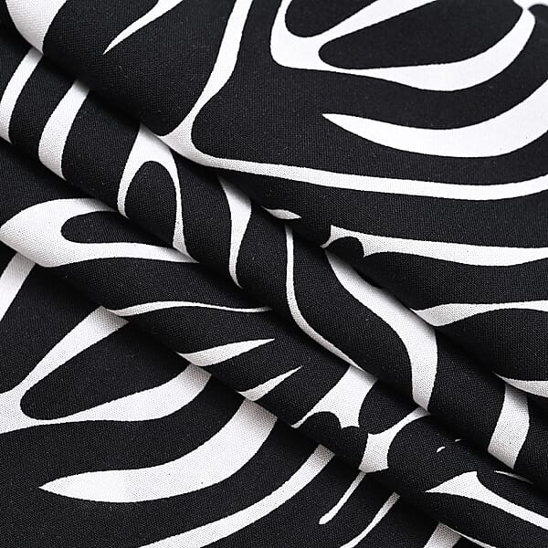 Tamsy Zebra 2 Piece Lounge Set with Wide Leg Pants - One Size Fits Most