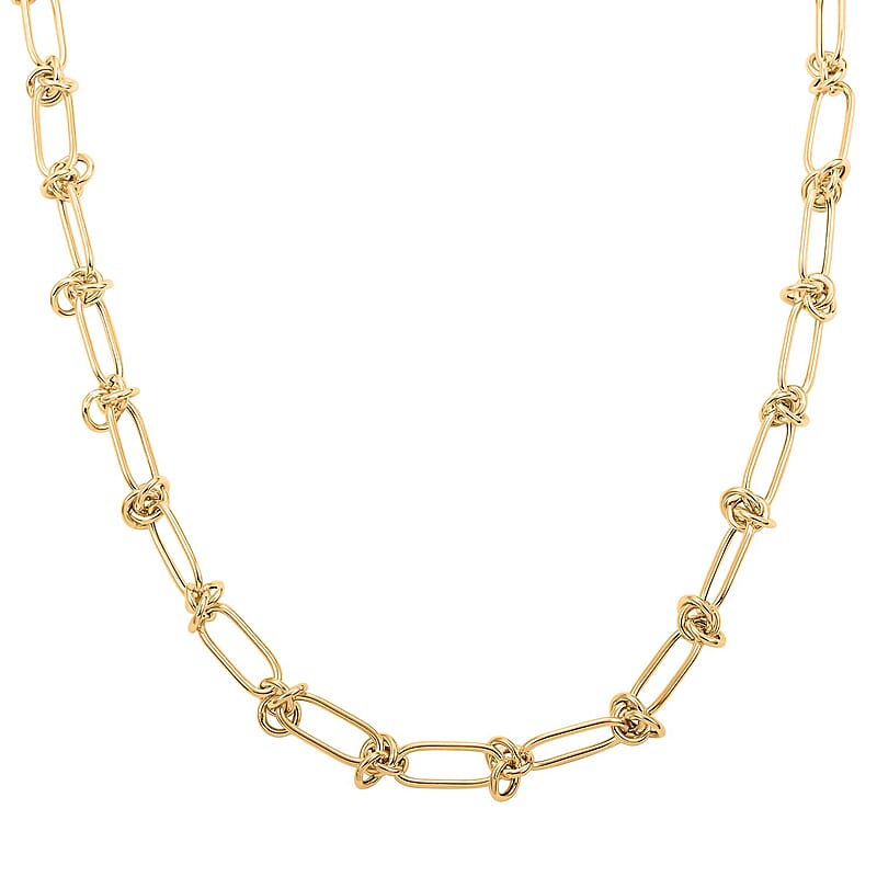Nodo D'Amore Italian 10K Yellow Gold Necklace 18-20 Inches 12.63 Grams