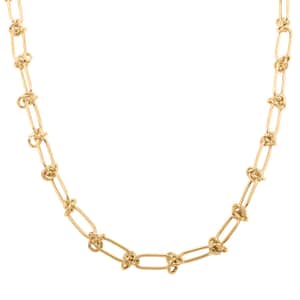 Nodo D'Amore Italian 10K Yellow Gold Necklace 18-20 Inches 12.63 Grams
