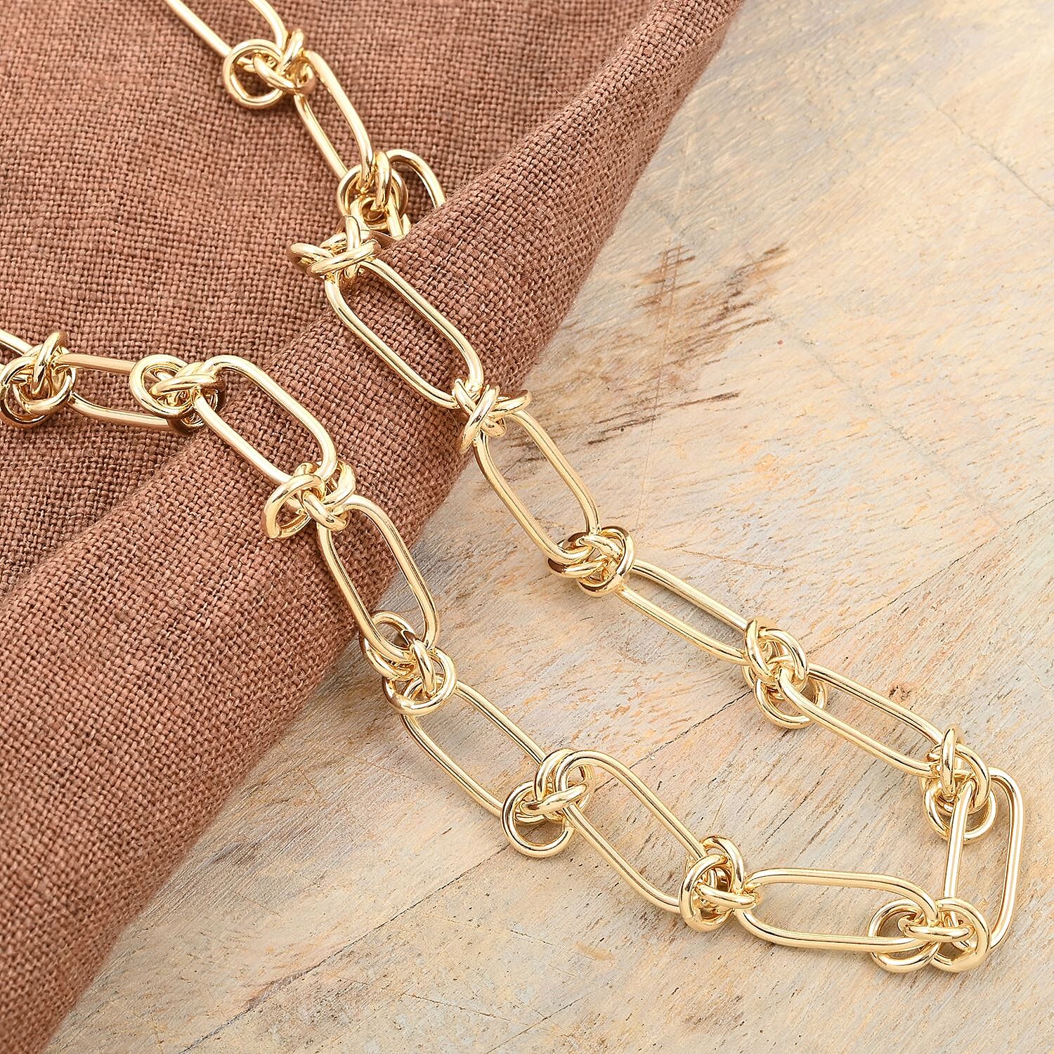 Nodo D'Amore Italian 10K Yellow Gold Necklace 18-20 Inches 12.63 Grams