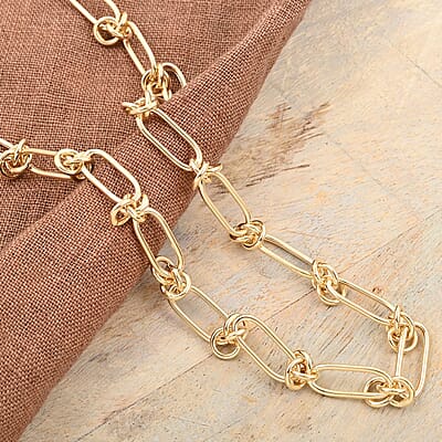 Nodo D'Amore Italian 10K Yellow Gold Necklace 18-20 Inches 12.63 Grams