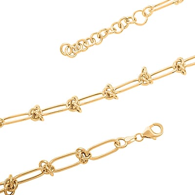 Nodo D'Amore Italian 10K Yellow Gold Necklace 18-20 Inches 12.63 Grams