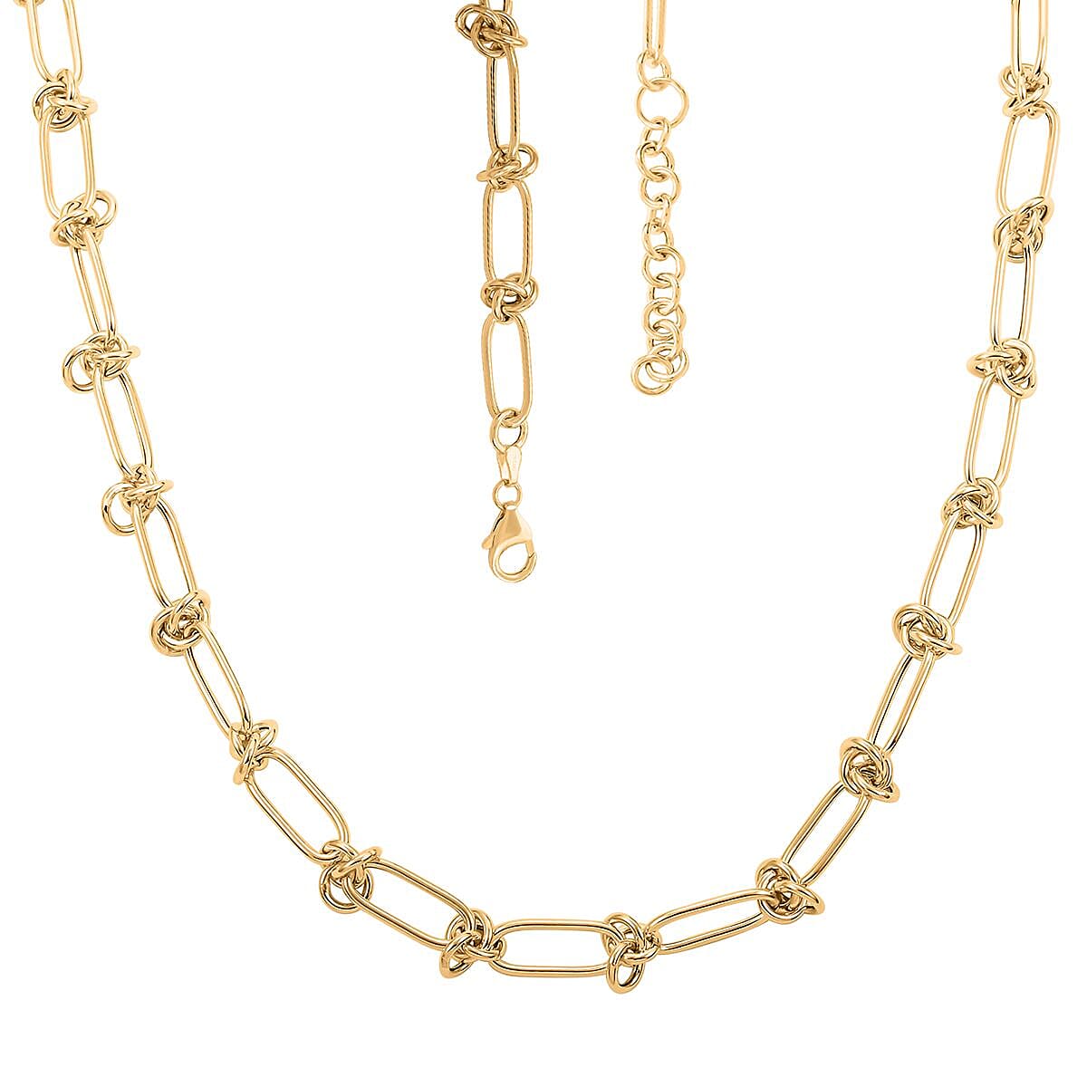 Nodo D'Amore Italian 10K Yellow Gold Necklace 18-20 Inches 12.63 Grams