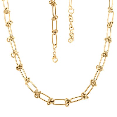 Nodo D'Amore Italian 10K Yellow Gold Necklace 18-20 Inches 12.63 Grams