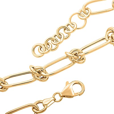 Nodo D'Amore Italian Bracelet in 10K Yellow Gold (7.0-8.0In) 5.20 Grams
