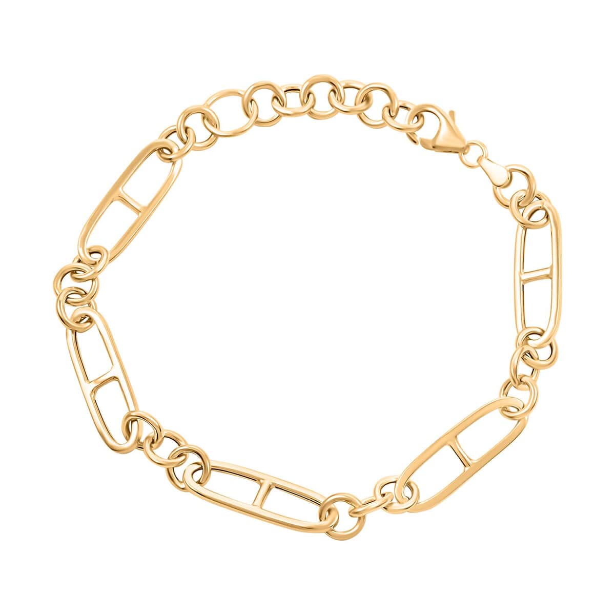 Maglia Marina Italian 10K Yellow Gold Bracelet (7.0-8.0In) 3.98 Grams image number 0