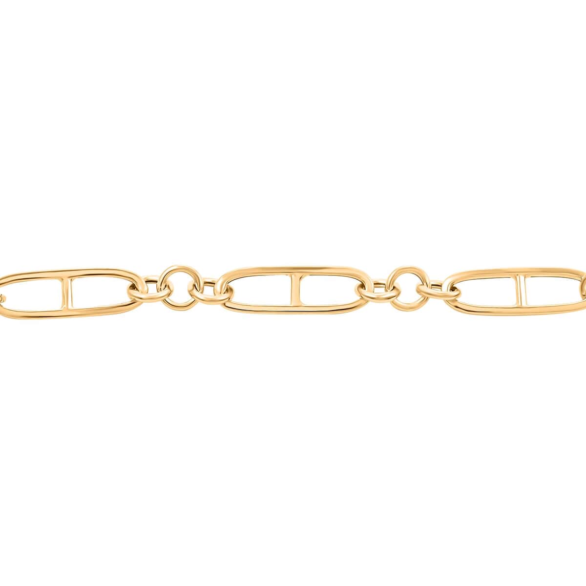 Maglia Marina Italian 10K Yellow Gold Bracelet (7.0-8.0In) 3.98 Grams image number 2